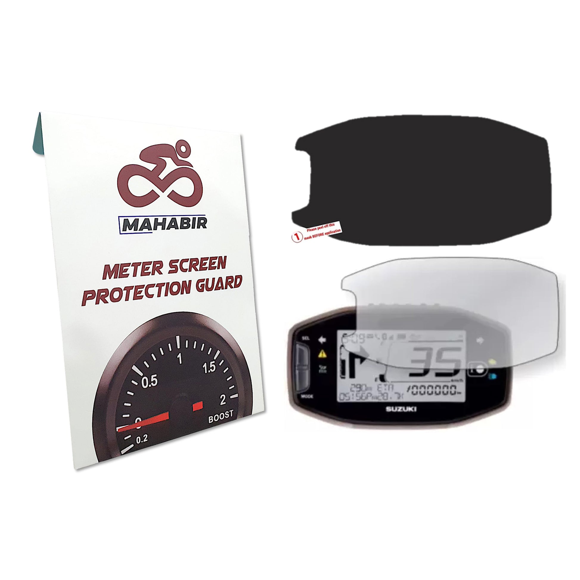 Bike dashboard screen guard