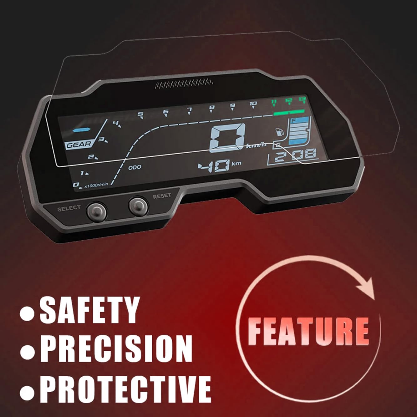 Durable Screen Protector for Bikes