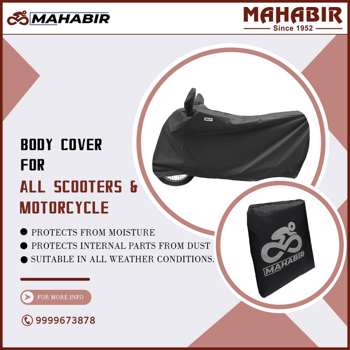 Protective covers for two-wheelers
