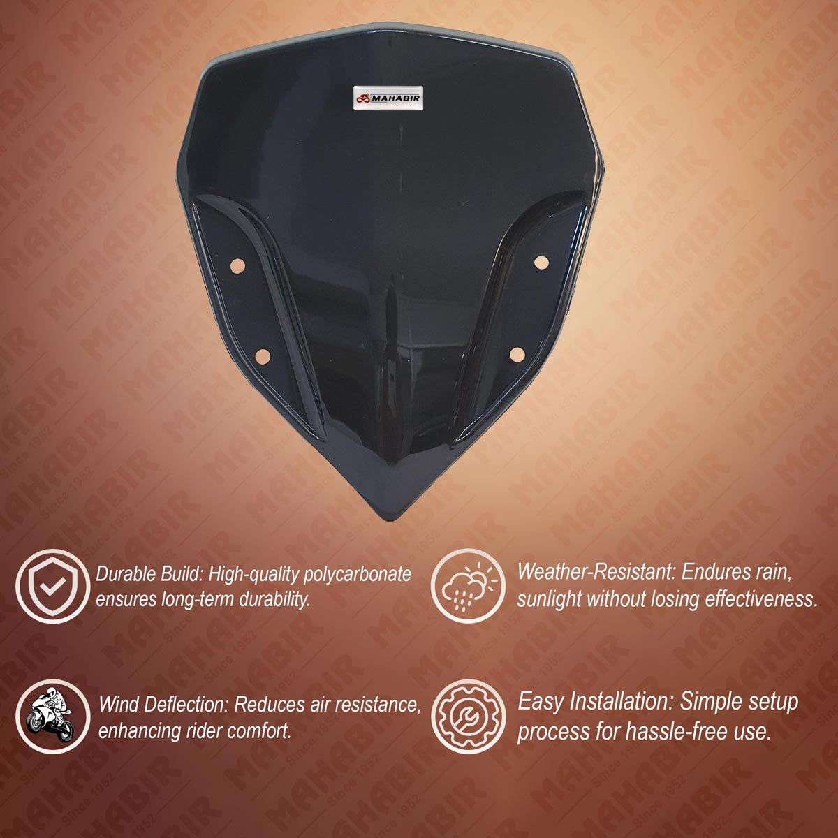 Stylish Windshield for Yamaha MT-15