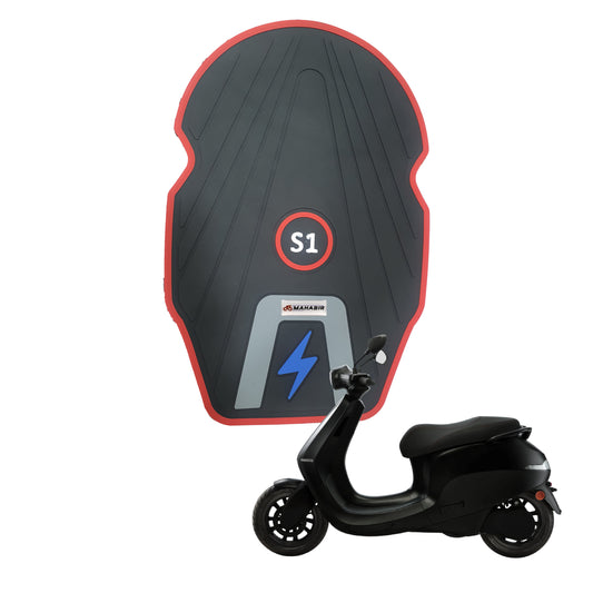 Seat Box Mat Compatible forS1 Pro 2nd Generation & S1 AIR  Scooters (Black, Red)