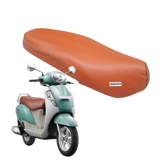 Seat Cover Access 125 2025 BS6 | Orange Colour With Cushion | Compatible For 2025 Models