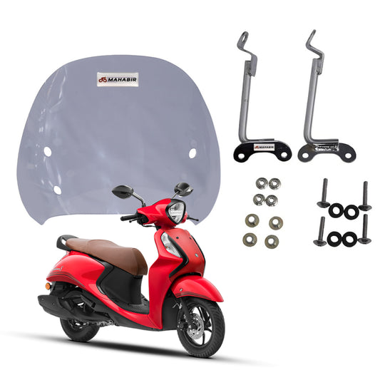 Windshield for Scooty / Scooter Fascino 125 BS6