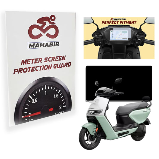 Digital Meter Screen Protector Compatible For Scooter/Scooty Rizta With Cleaning Wipes