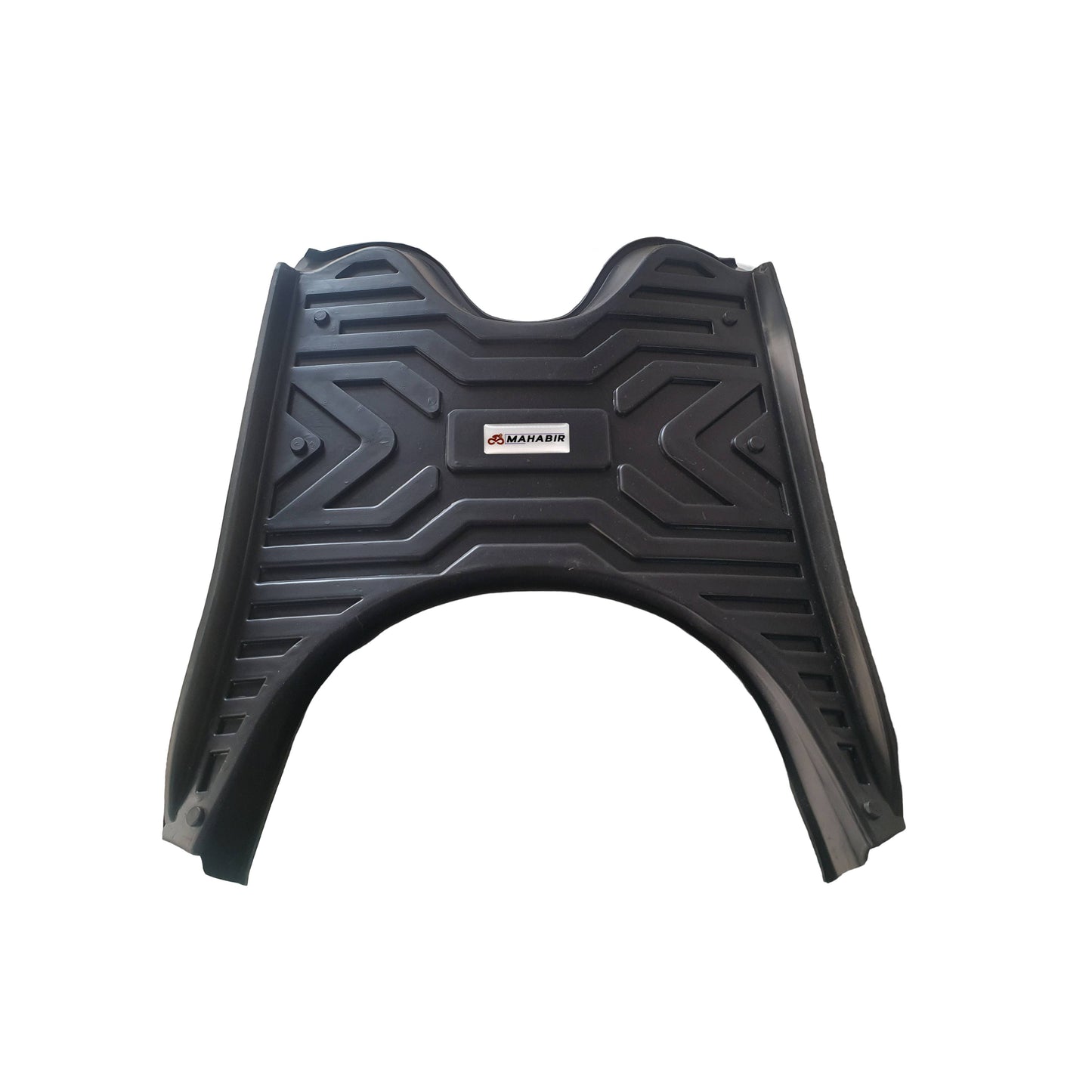 MAHABIR 7D PVC Rubber Footmat for Activa 125 (Black)