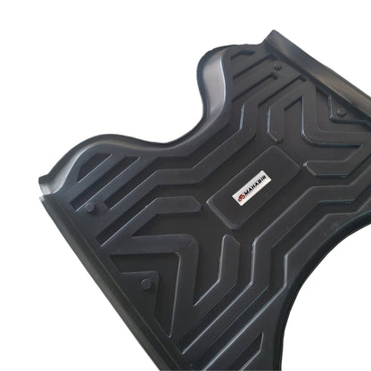 MAHABIR 7D PVC Rubber Footmat for Activa 125 (Black)