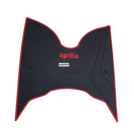 FOOTMAT APRILIA RED & BLACK