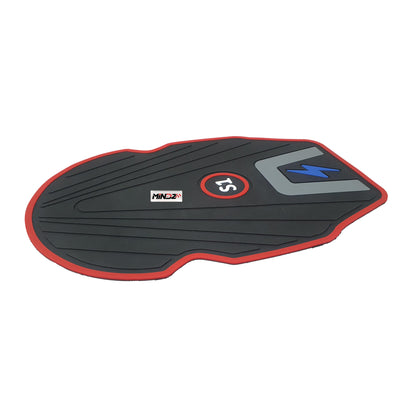 Seat Box Matt Compatible with S1 AIR 2nd Generation Scooters | PVC Polyvinyl Chloride | Long Term Durability (Black/Multi)