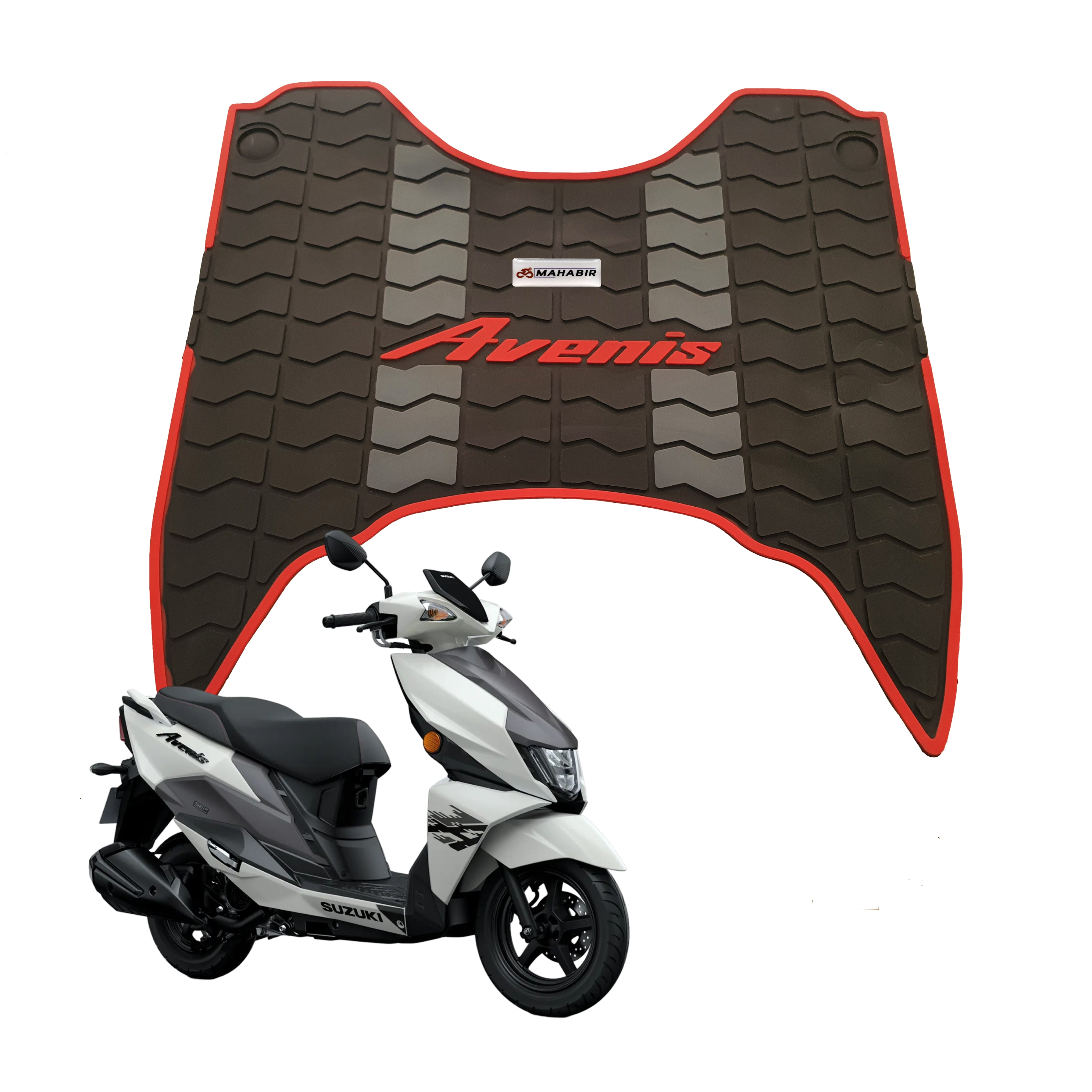 Mati Buy Avenis Foot Mat Grey & Red Online at the Best Price in India