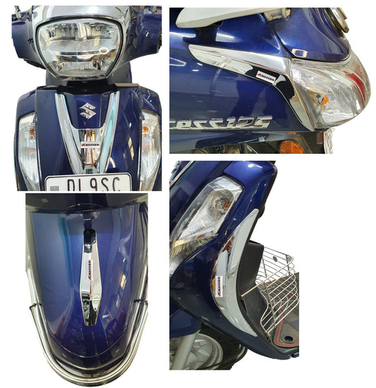 Chrome accessories for Access 125