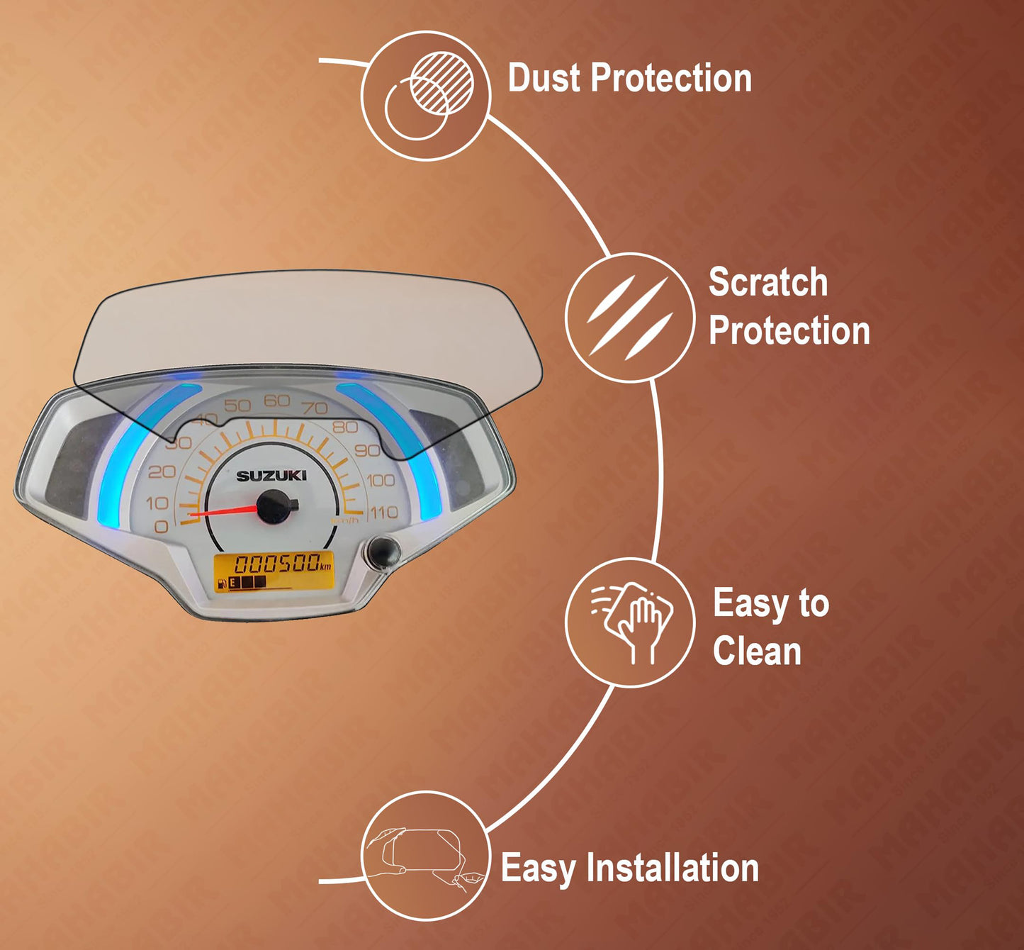 Durable screen protector for scooters
