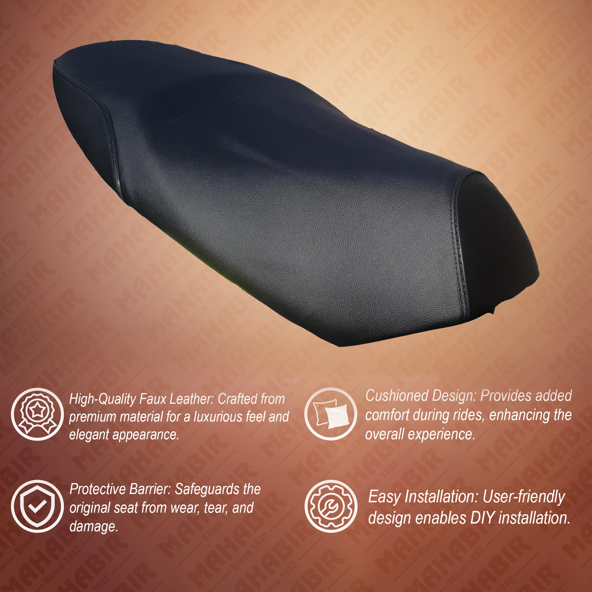 Durable seat cover for Avenis 125
