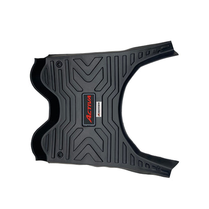 3D Footmat/Floor mat Compatible for Scooter/Scooty Activa 6G (Black)