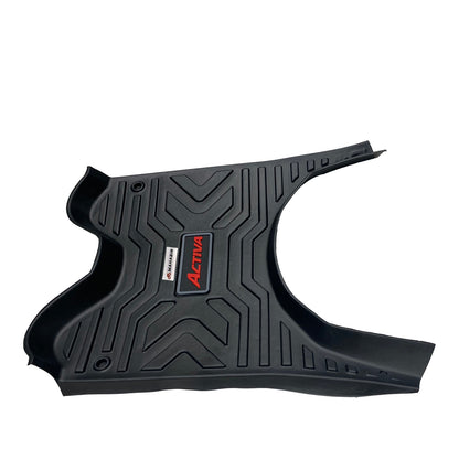 3D Footmat/Floor mat Compatible for Scooter/Scooty Activa 6G (Black)