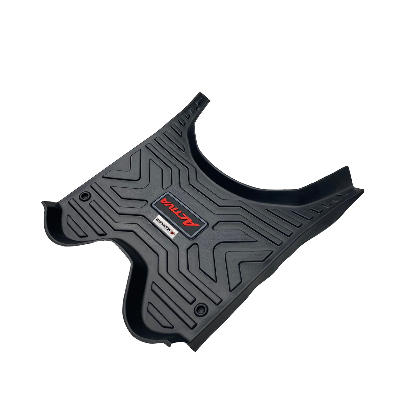 3D Footmat/Floor mat Compatible for Scooter/Scooty Activa 6G (Black)