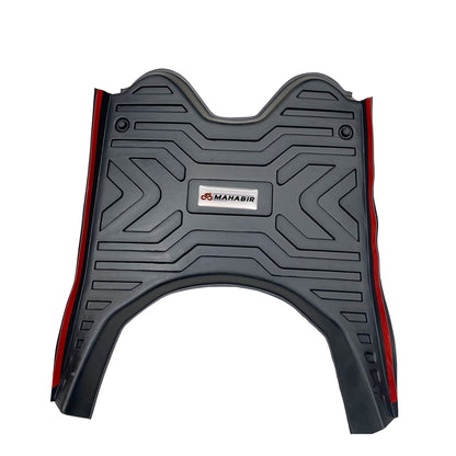 3D Footmat/Floor mat Compatible for Scooter/Scooty Activa 6G (Black)