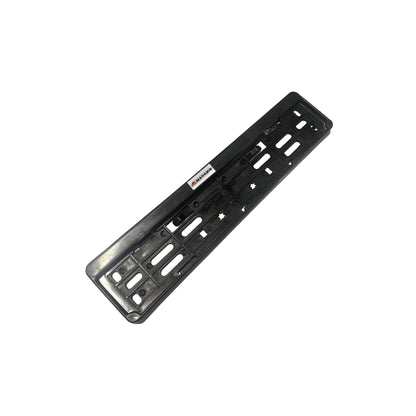 Number Plate Frame for Motorcycle Black Set of 2