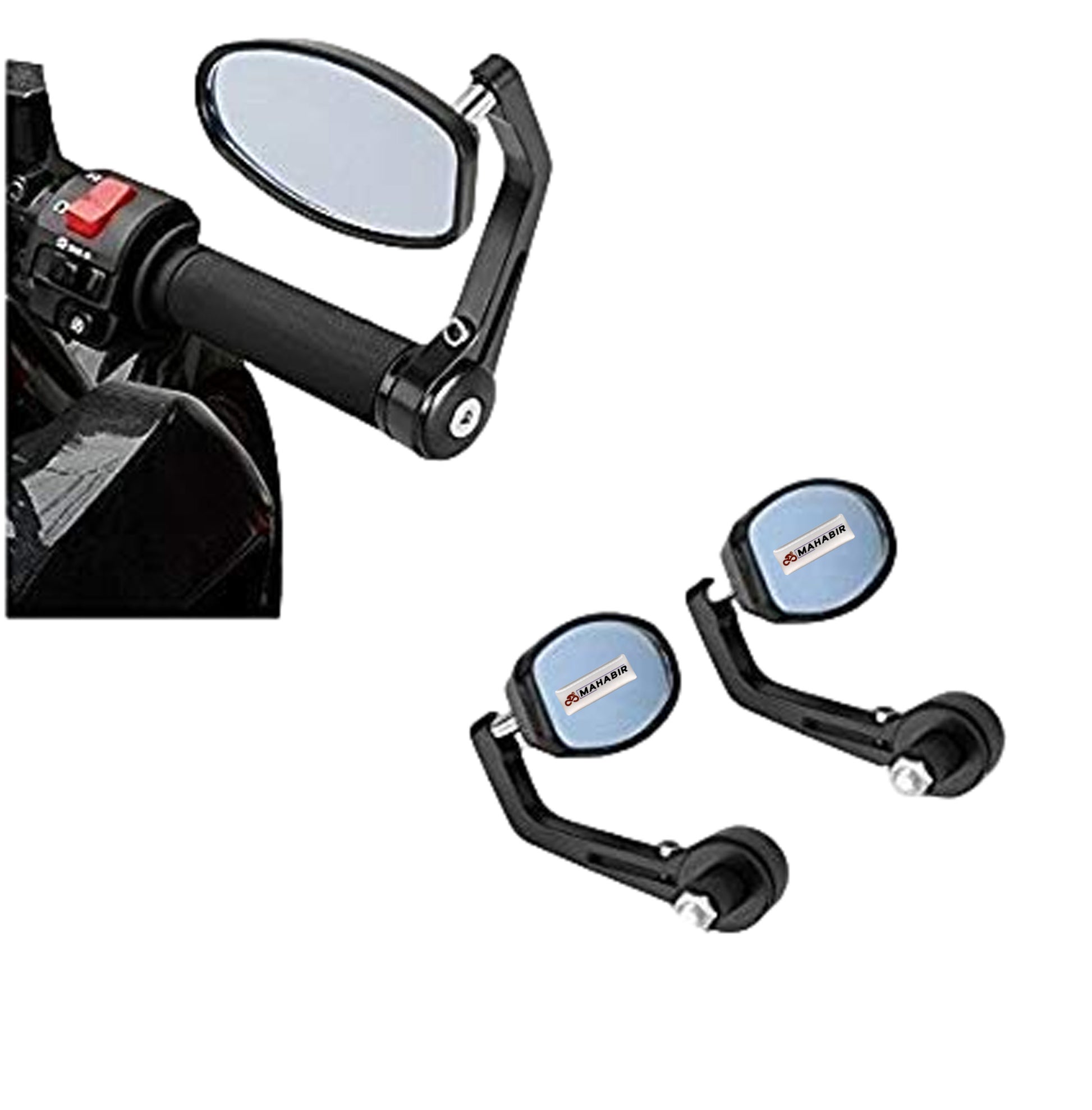 Buy Handle Bar Mirror for Two Wheeler Online at the Best Prices