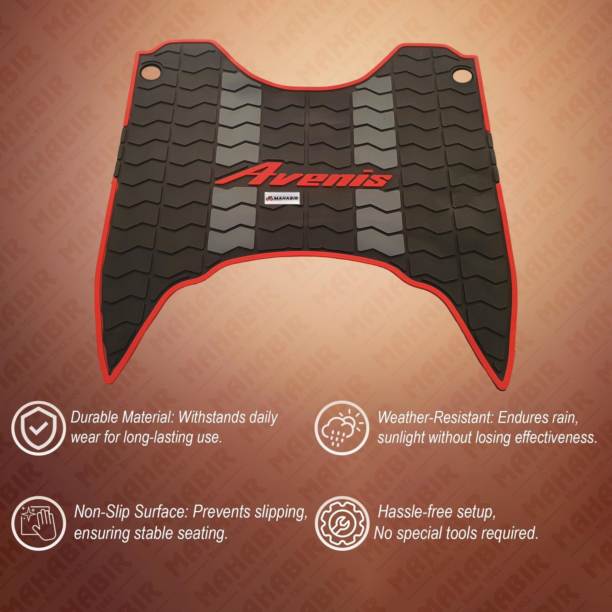 Stylish footmat for Suzuki Avenis
